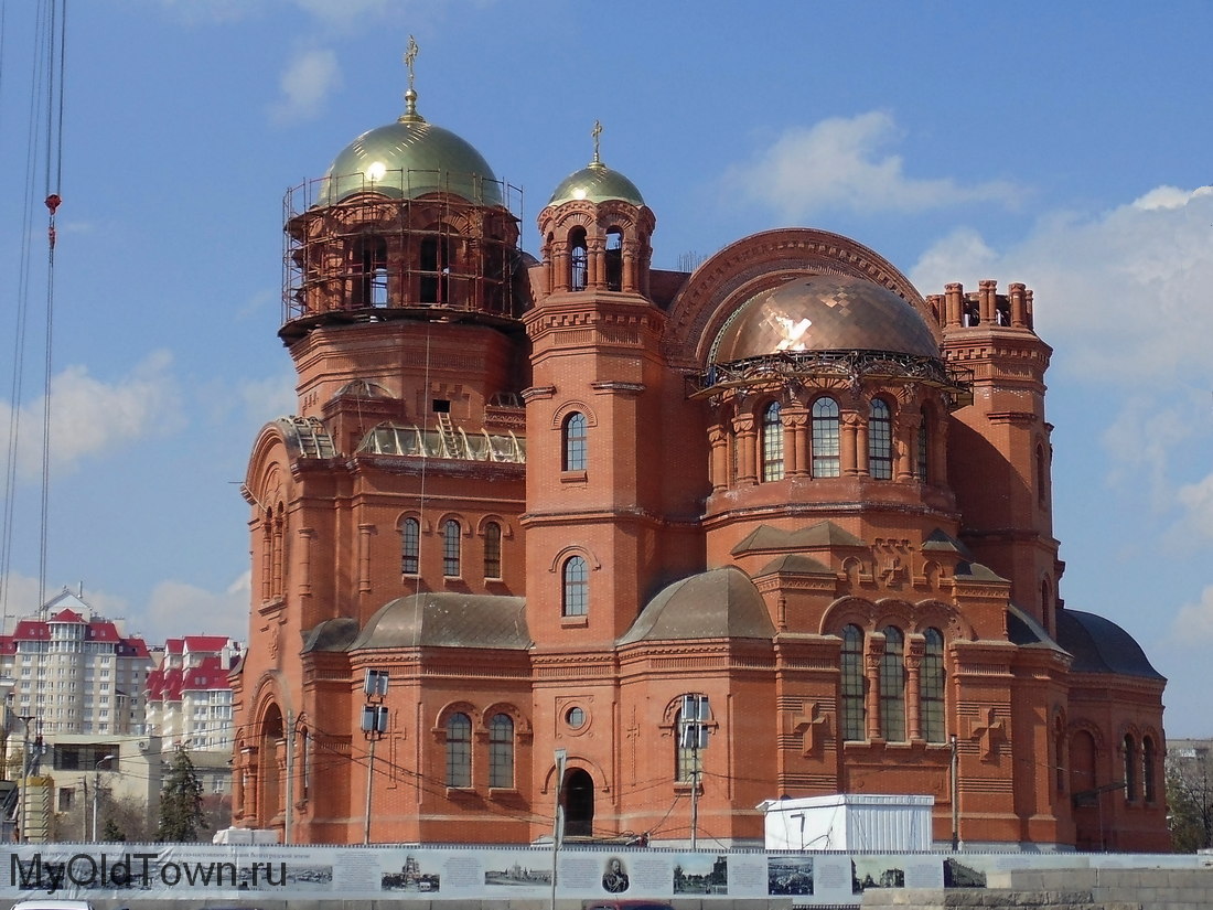 Собор Александра Невского в Волгограде. Апрель 2019 года