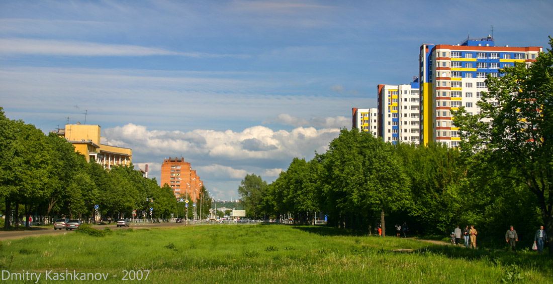 Молодежный проспект. Вид со стороны станции Петряевка