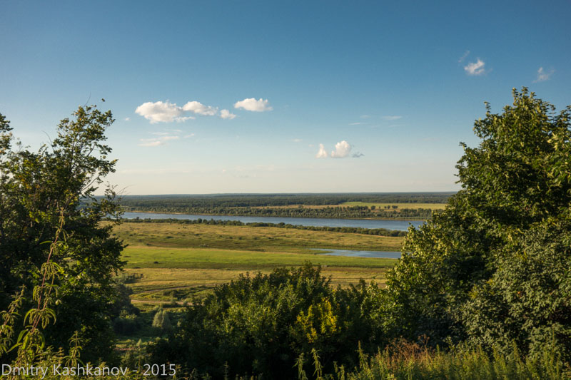 Горбатов. Фото реки Оки со смотровой площадки