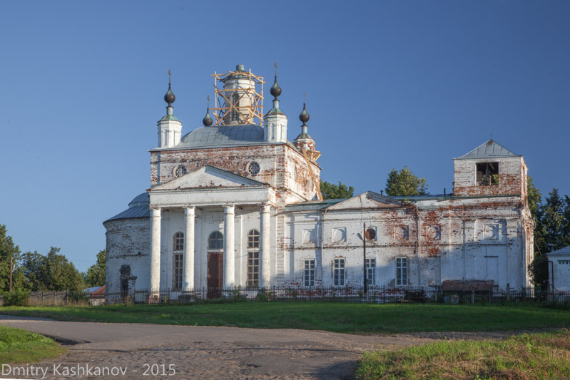 Горбатов. Восстановление церкви. Фото 2015 года