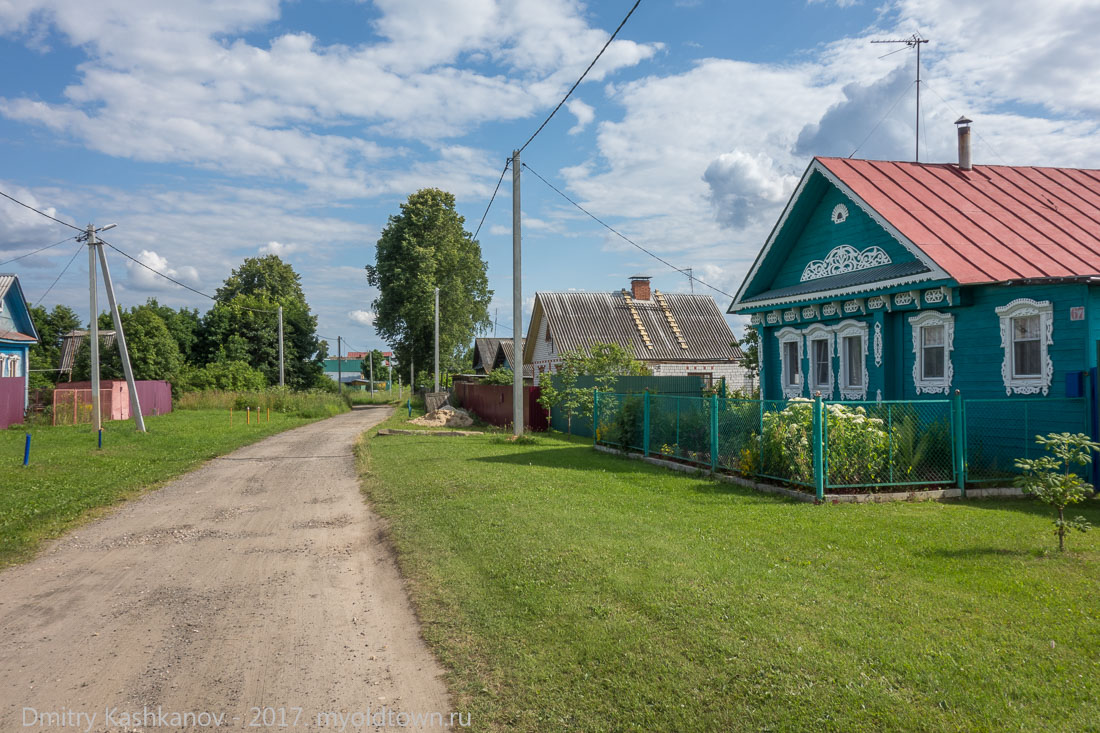 Дома в деревне Шаньково. Фото