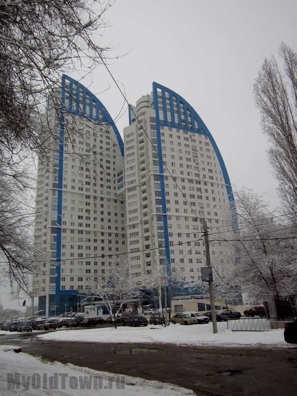 Жилой комплекс Волжские паруса. Фото Волгограда