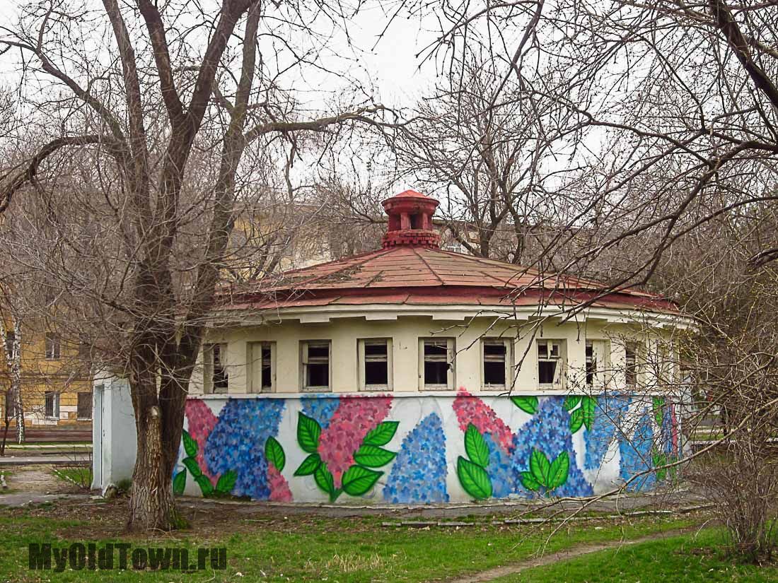 Граффити ''Сирень'' в Комсомольском саду. Фото Волгограда