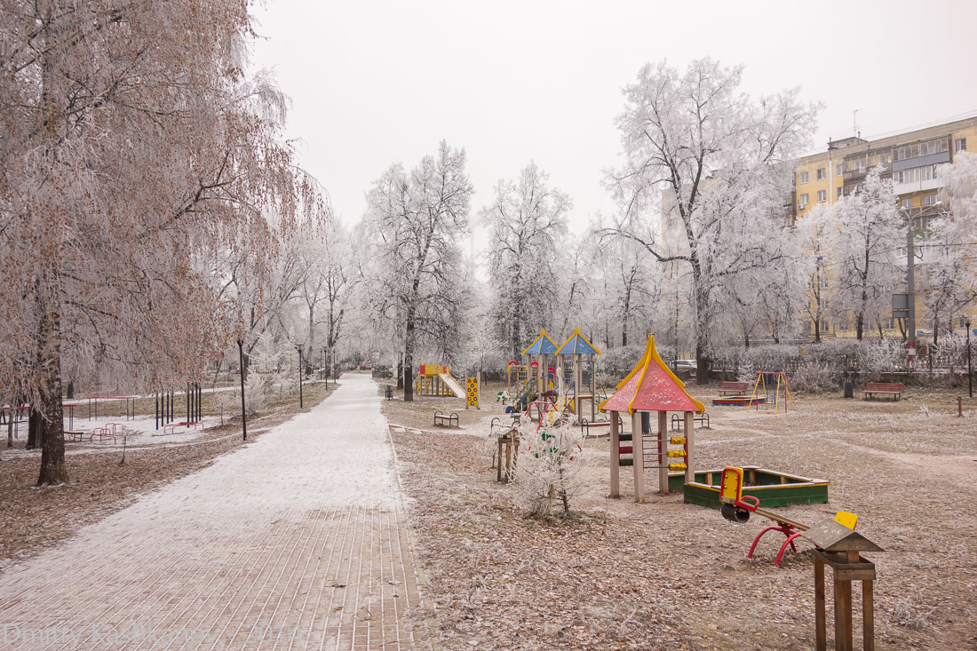 Детская площадка в парке Кулибина. Фото