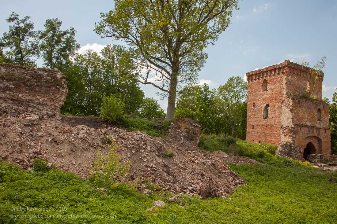 Башня Канта и развалины замка Грос Вонсдорф. Поселок Курортное