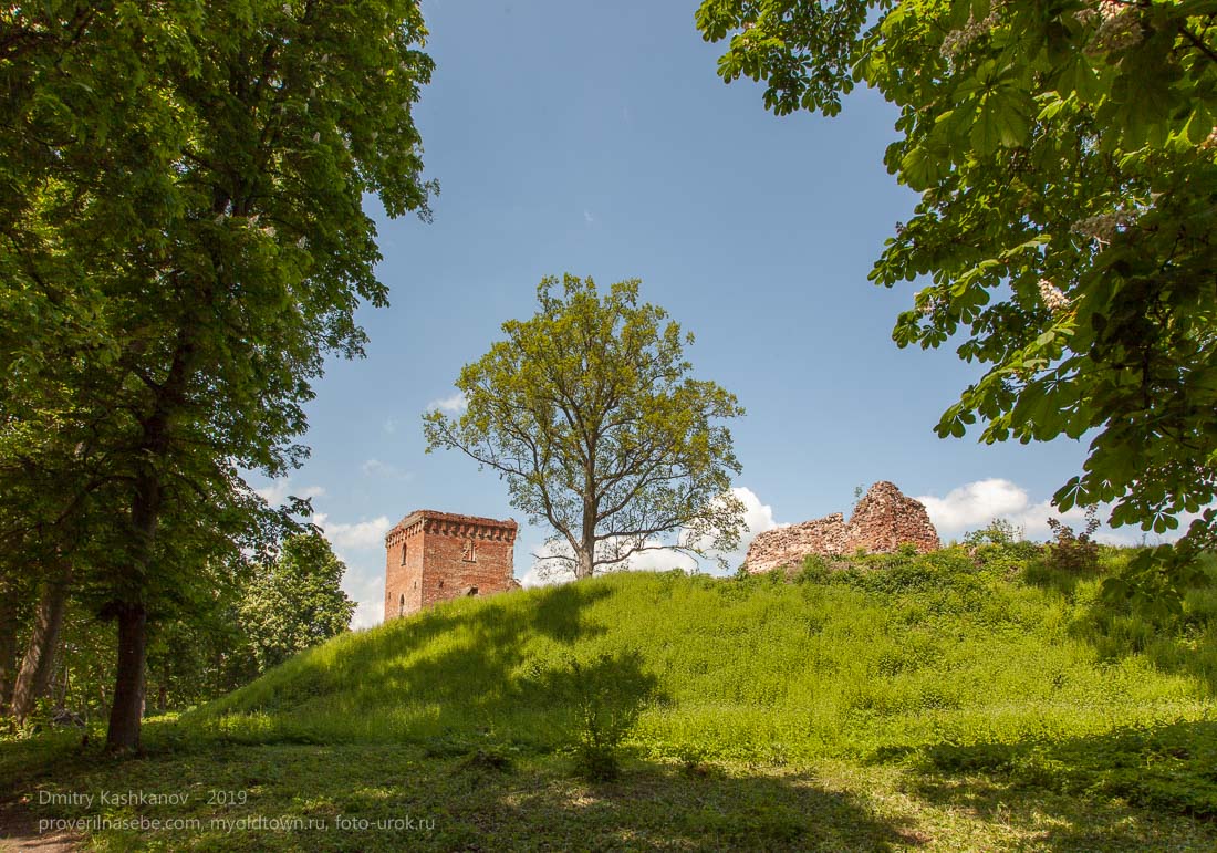 Руины замка Грос Вонсдорф. Курортное. Калининградская область
