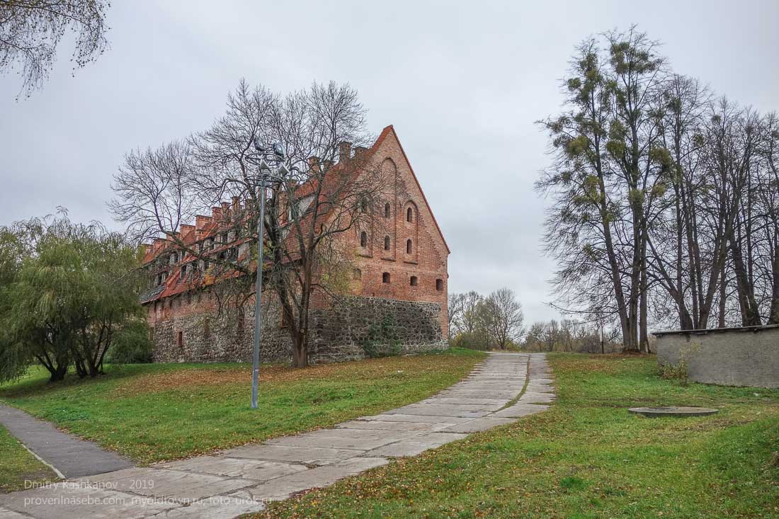 Багратионовск. Форбург замка Прёйсиш-Эйлау. Вид с улицы Промышленной
