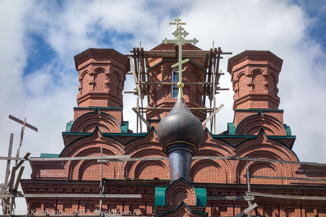 Восстановленный Покровский собор на территории Абабковского монастыря