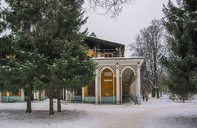Кинотеатр Родина. Вид от входа в Автозаводский парк. Фото 2007 года
