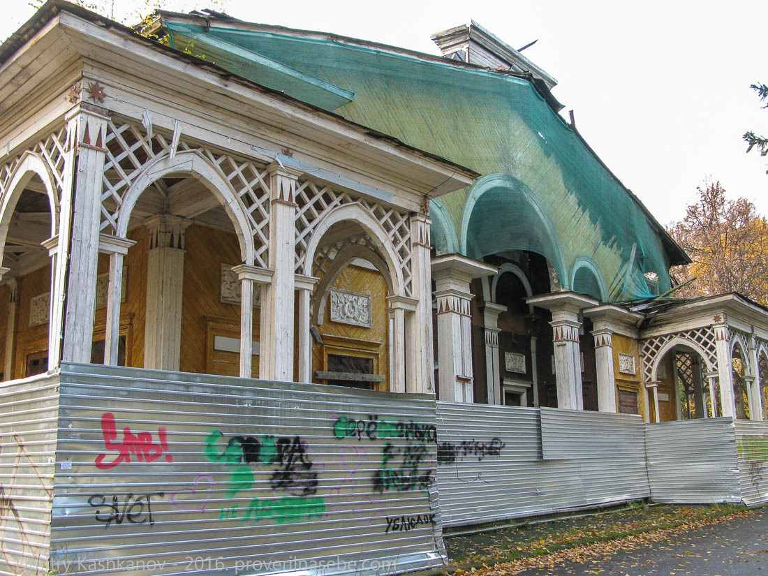 Старый кинотеатр Родина в Автозаводском парке. Перед сносом. Фото
